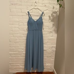 Azazie Bridesmaids Dress - Steel Blue